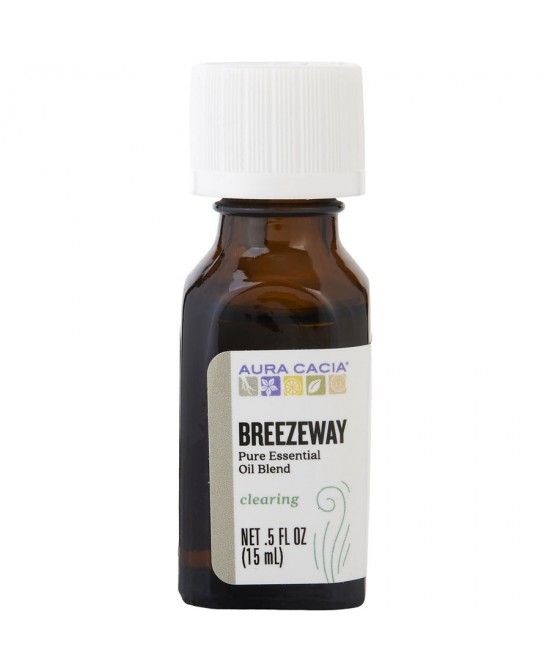 ESSENTIAL OILS AURA CACIA by Aura Cacia (UNISEX) - BREEZEWAY-ESSENTIAL OIL 0.5 OZ