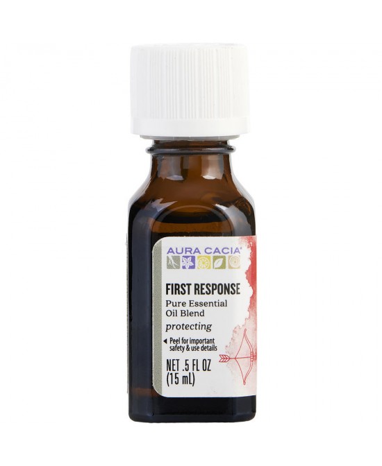 ESSENTIAL OILS AURA CACIA by Aura Cacia (UNISEX) - FIRST RESPONSE-ESSENTIAL OIL 0.5 OZ