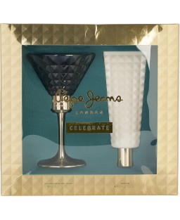 PEPE JEANS CELEBRATE by Pepe Jeans London (WOMEN) - EAU DE PARFUM SPRAY 2.7 OZ & BODY LOTION 2.7 OZ