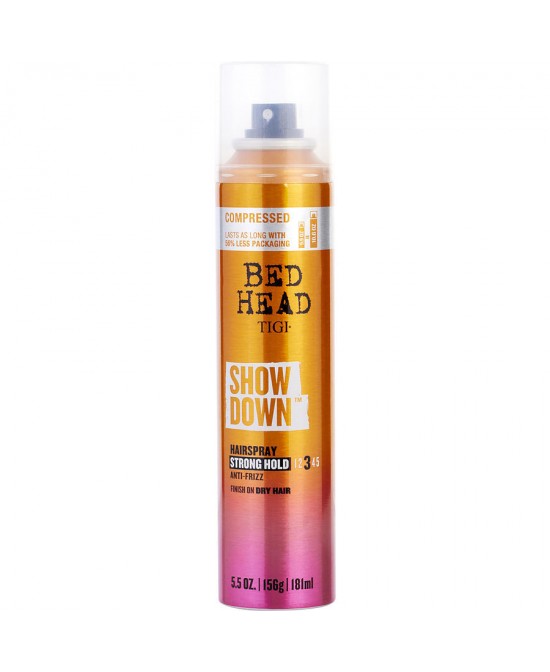 BED HEAD by Tigi (UNISEX) - SHOWDOWN ANTI-FRIZZ STRONG HOLD HAIRSPRAY 5.5 OZ