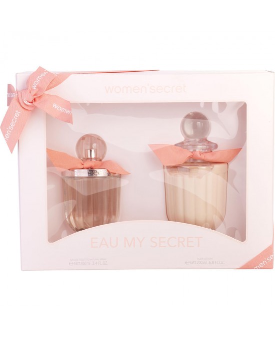 WOMEN'SECRET EAU MY SECRET by Women' Secret (WOMEN) - EDT SPRAY 3.4 OZ & BODY LOTION 6.7 OZ