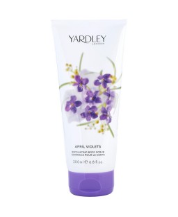 YARDLEY APRIL VIOLETS EXFOLIATING by Yardley (WOMEN) - BODY SCRUB 6.8 OZ