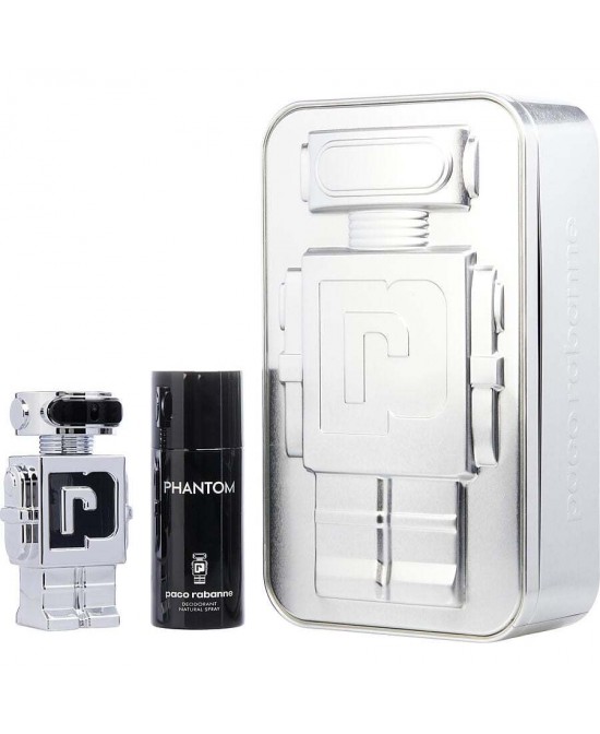 PACO RABANNE PHANTOM by Paco Rabanne (MEN) - EDT SPRAY 3.4 OZ & DEODORANT SPRAY 5 OZ