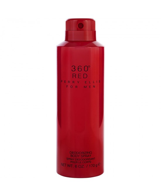 PERRY ELLIS 360 RED by Perry Ellis (MEN) - BODY SPRAY 6 OZ