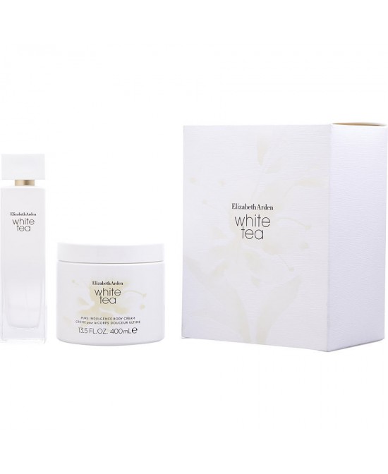 WHITE TEA by Elizabeth Arden (WOMEN) - EDT SPRAY 3.3 OZ & BODY CREAM 13.5 OZ