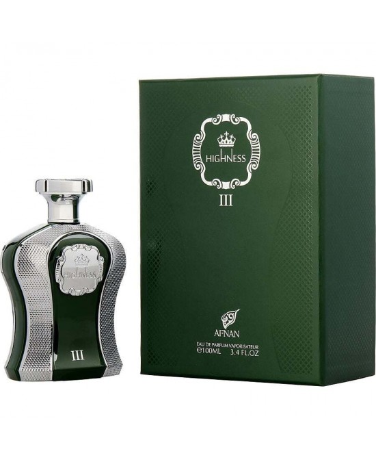 AFNAN HIGHNESS III GREEN by Afnan Perfumes (MEN) - EAU DE PARFUM SPRAY 3.4 OZ