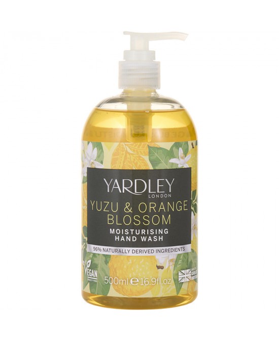 YARDLEY YUZU & ORANGE BLOSSOM by Yardley (UNISEX) - BOTANICAL HAND WASH 16.9 OZ