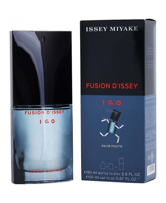 FUSION D'ISSEY by Issey Miyake (MEN) - EDT SPRAY 2.7 OZ & I GO CAP FOR EDT SPRAY 0.68 OZ