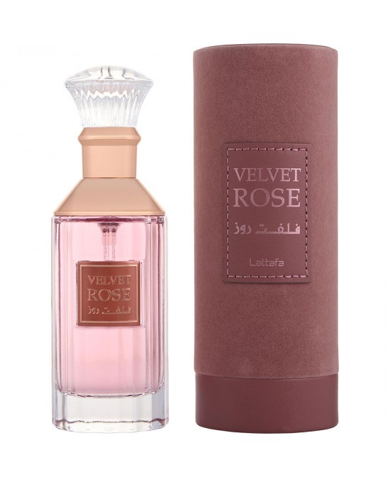 LATTAFA VELVET ROSE by Lattafa (UNISEX) - EAU DE PARFUM SPRAY 3.4 OZ