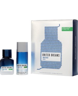 BENETTON UNITED DREAMS TOGETHER by Benetton (WOMEN) - EDT SPRAY 3.3 OZ & DEODORANT SPRAY 5 OZ