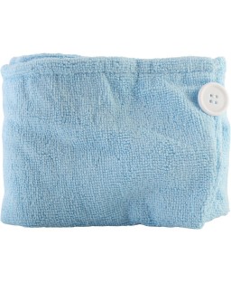 SPA ACCESSORIES by Spa Accessories (UNISEX) - SPA SISTER MICROFIBER HAIR TURBAN - BLUE