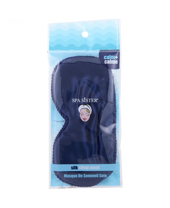 SPA ACCESSORIES by Spa Accessories (UNISEX) - SPA SISTER SILK SLEEP MASK - BLUE