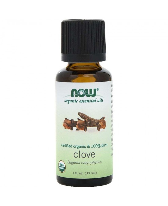 ESSENTIAL OILS NOW by NOW Essential Oils (UNISEX) - CLOVE OIL 100% ORGANIC 1 OZ