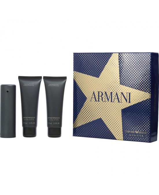 EMPORIO ARMANI by Giorgio Armani (MEN) - EDT SPRAY 1.7 OZ & 2 X SHOWER GEL 2.5 OZ