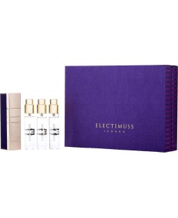 ELECTIMUSS TRAJAN by Electimuss (UNISEX) - PURE PARFUM TRAVEL SPRAY 0.34 OZ X3 & ATOMIZER