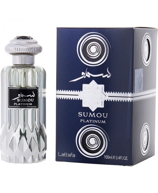 LATTAFA SUMOU PLATINUM by Lattafa (UNISEX) - EAU DE PARFUM SPRAY 3.4 OZ