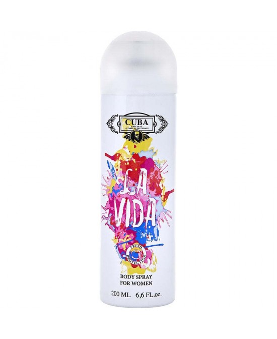 CUBA LA VIDA by Cuba (WOMEN) - BODY SPRAY 6.7 OZ