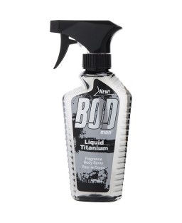 BOD MAN LIQUID TITANIUM by Parfums de Coeur (MEN) - FRAGRANCE BODY SPRAY 8 OZ