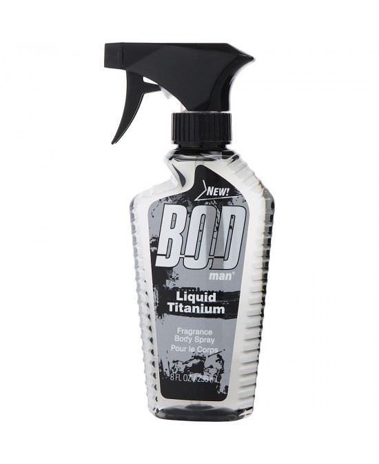 BOD MAN LIQUID TITANIUM by Parfums de Coeur (MEN) - FRAGRANCE BODY SPRAY 8 OZ