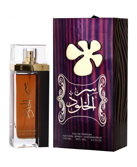 LATTAFA SER AL KHULOOD by Lattafa (UNISEX) - EAU DE PARFUM SPRAY 3.4 OZ