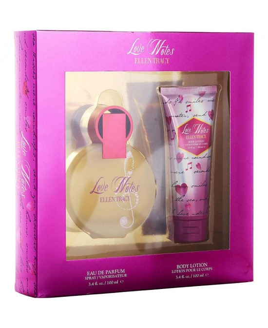 ELLEN TRACY LOVE NOTES by Ellen Tracy (WOMEN) - EAU DE PARFUM SPRAY 3.4 OZ & BODY LOTION 3.4 OZ