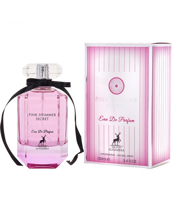 MAISON ALHAMBRA PINK SHIMMER SECRET by Maison Alhambra (WOMEN) - EAU DE PARFUM SPRAY 3.4 OZ