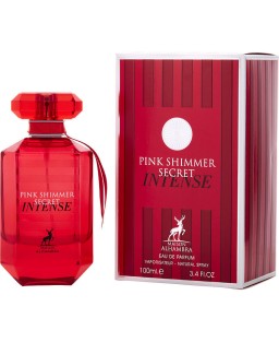 MAISON ALHAMBRA PINK SHIMMER SECRET INTENSE by Maison Alhambra (WOMEN) - EAU DE PARFUM SPRAY 3.4 OZ