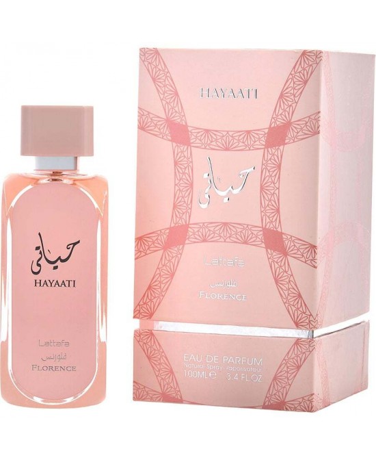 LATTAFA HAYAATI FLORENCE by Lattafa (WOMEN) - EAU DE PARFUM SPRAY 3.4 OZ