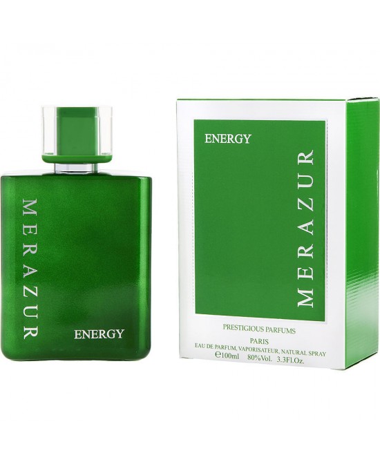 MERAZUR ENERGY by Prestigious (MEN) - EAU DE PARFUM SPRAY 3.3 OZ