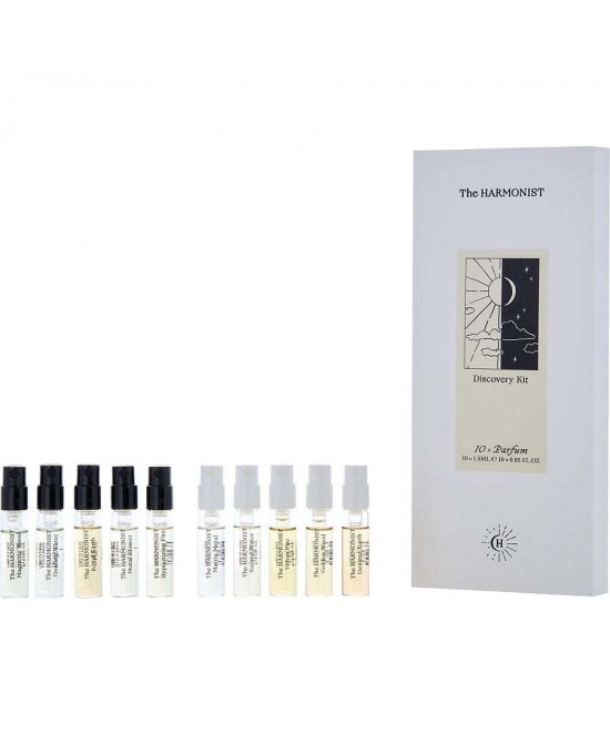 THE HARMONIST VARIETY by The Harmonist (UNISEX) - DISCOVERY SET WITH 10X PARFUM SPRAY VIALS 0.05 OZ