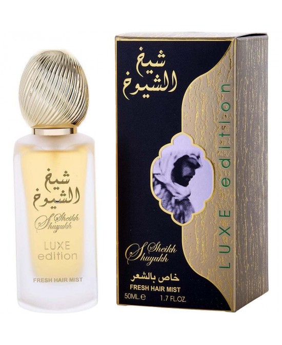 LATTAFA SHEIK AL SHUYUKH by Lattafa (UNISEX) - FRESH HAIR MIST 1.7 OZ (LUXE EDITION)