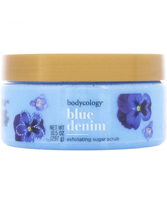 BODYCOLOGY BLUE DENIM by Bodycology (WOMEN) - EXFOLIATING SUGAR SCRUB 10.5 OZ