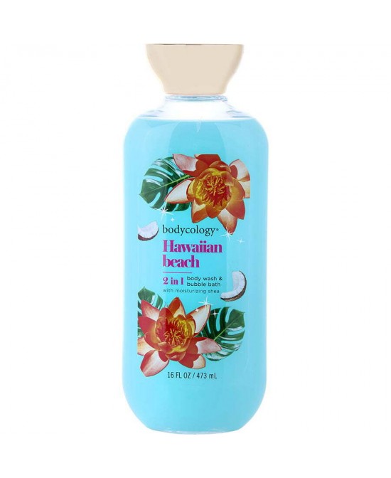 BODYCOLOGY HAWAIIAN BEACH by Bodycology (WOMEN) - BODY WASH 16 OZ