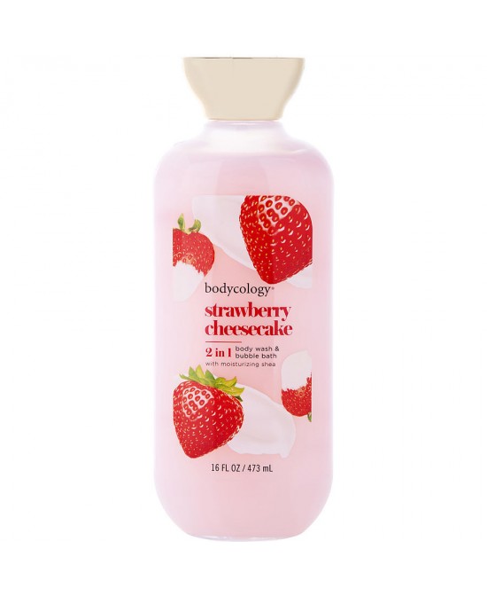 BODYCOLOGY STRAWBERRY CHEESECAKE by Bodycology (WOMEN) - BODY WASH 16 OZ