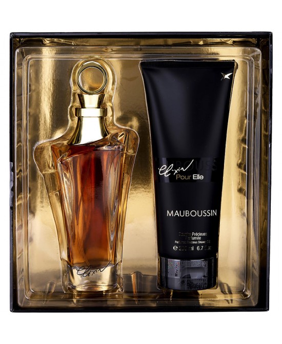 MAUBOUSSIN ELIXIR POUR ELLE by Mauboussin (WOMEN) - EAU DE PARFUM SPRAY 3.4 OZ & SHOWER GEL 6.7 OZ