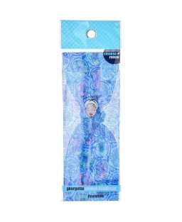 SPA ACCESSORIES by Spa Accessories (UNISEX) - SPA SISTER GEORGETTE MESH HEADBAND - BLUE