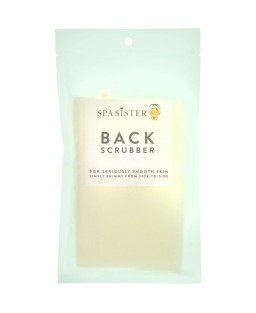 SPA ACCESSORIES by Spa Accessories (UNISEX) - SPA SISTER SERIOUSLY SMOOTH BACK SCRUBBER - BEIGE