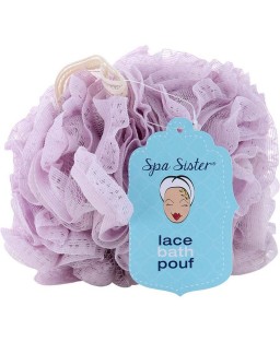 SPA ACCESSORIES by Spa Accessories (UNISEX) - VINTAGE LACE BATH POUF - MAUVE