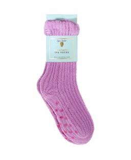 SPA ACCESSORIES by Spa Accessories (WOMEN) - TREATMENT SPA SOCKS WITH ALOE - FUCHSIA