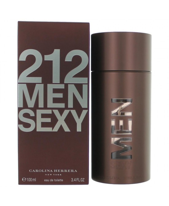 212 Sexy by Carolina Herrera, 3.4 oz Eau De Toilette Spray for Men