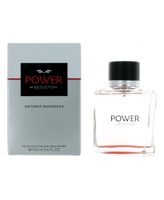 Power of Seduction by Antonio Banderas, 3.4 oz Eau De Toilette Spray for Men