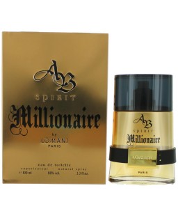 AB Spirit Millionaire by Lomani, 3.3 oz Eau De Toilette Spray for Men