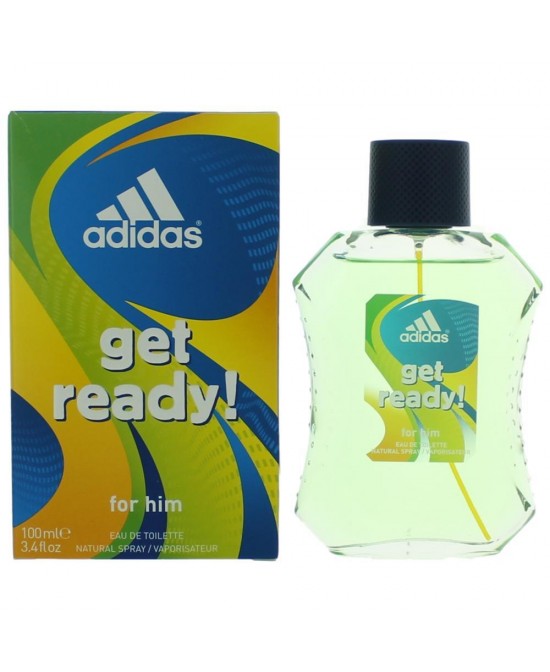 Adidas Get Ready by Adidas, 3.4 oz Eau De Toilette Spray for Men