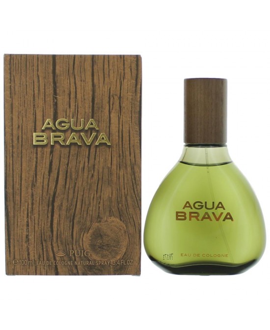 Agua Brava by Antonio Puig, 3.4 oz Eau De Cologne Spray for Men