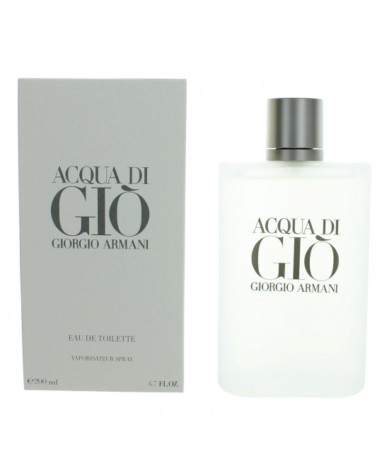 Acqua Di Gio by Giorgio Armani, 6.7 oz Eau De Toilette Spray for Men