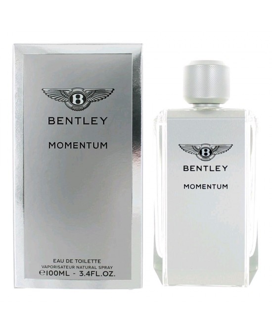 Bentley Momentum by Bentley, 3.4 oz Eau De Toilette Spray for Men