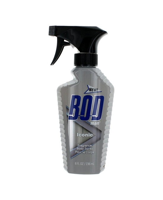 Bod Man Iconic by Parfums De Coeur, 8 oz Frgrance Body Spray for Men