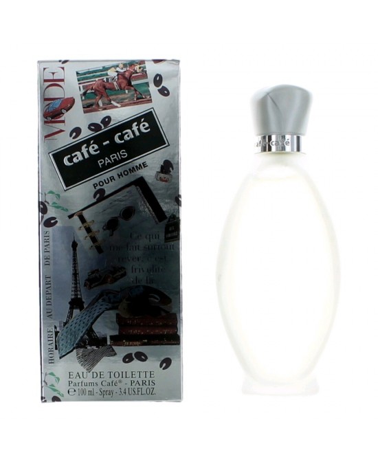 Cafe Cafe Paris by Cafe, 3.4 oz Eau De Toilette Spray for Men