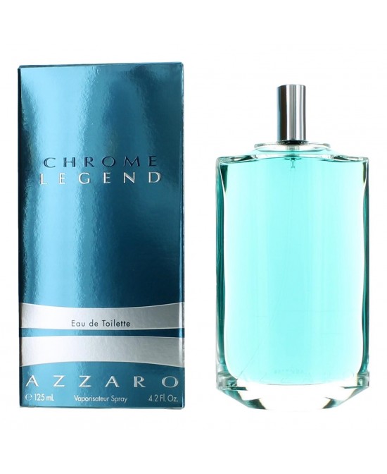 Chrome Legend by Azzaro, 4.2 oz Eau De Toilette Spray for Men