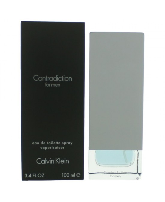 Contradiction by Calvin Klein, 3.4 oz Eau De Toilette Spray for Men